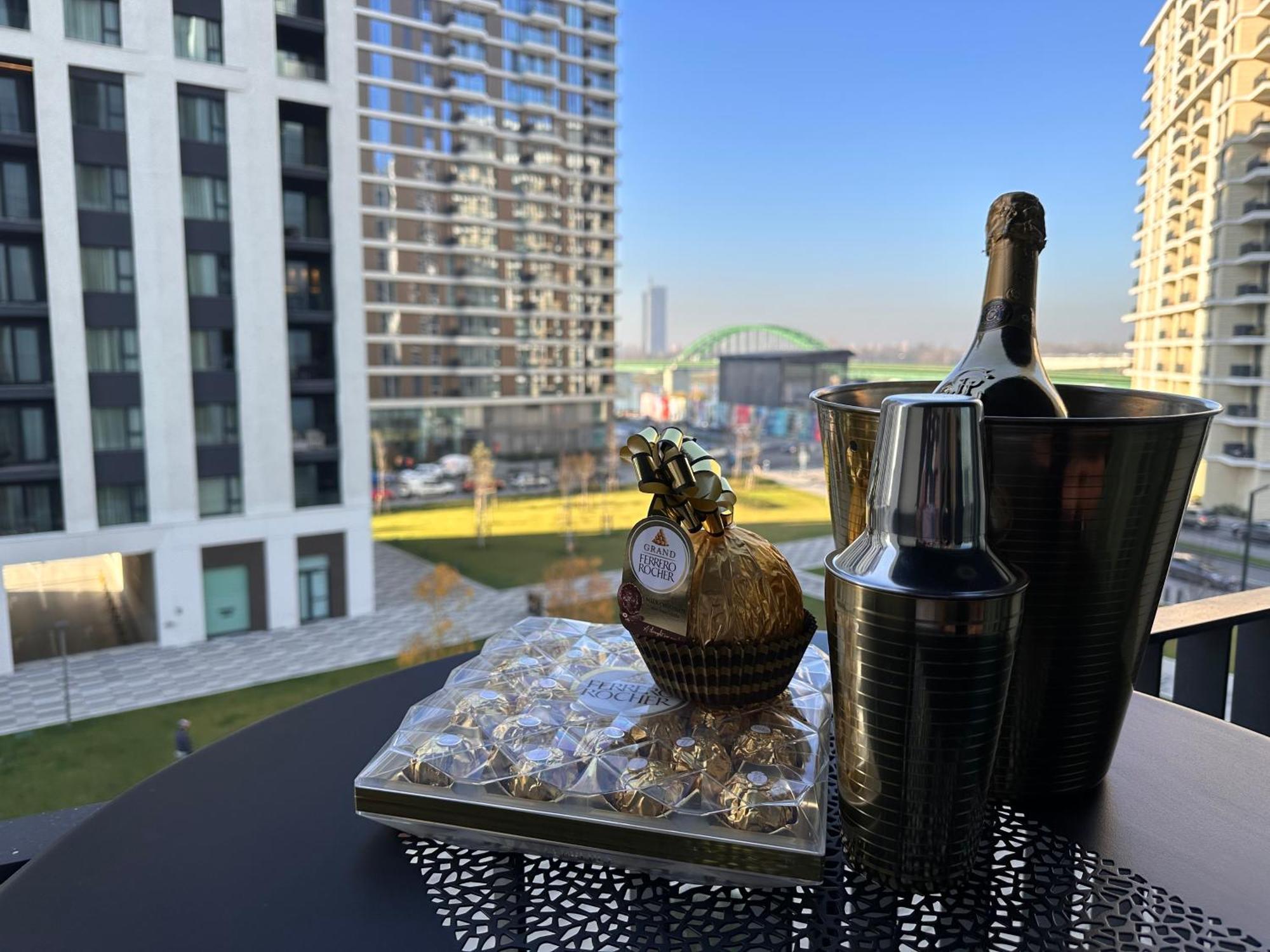 Beldorado Apartments - Belgrade Waterfront Royal Luxury Studio Eksteriør bilde